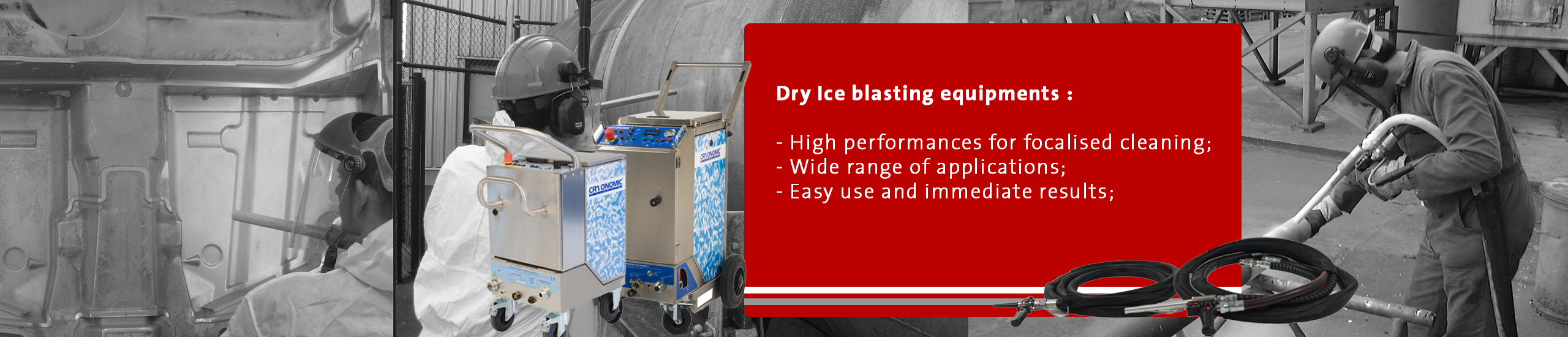 Dry ice blasting machine - CRYONOMIC